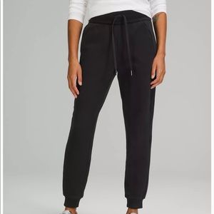 Lululemon black scuba sweatpants